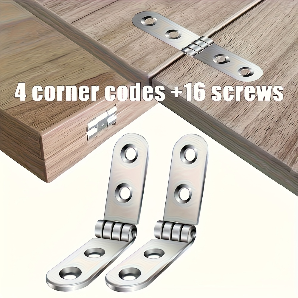 Furniture Hardware Photos - 4개 접이식 플랩 힌지 사진 프레임