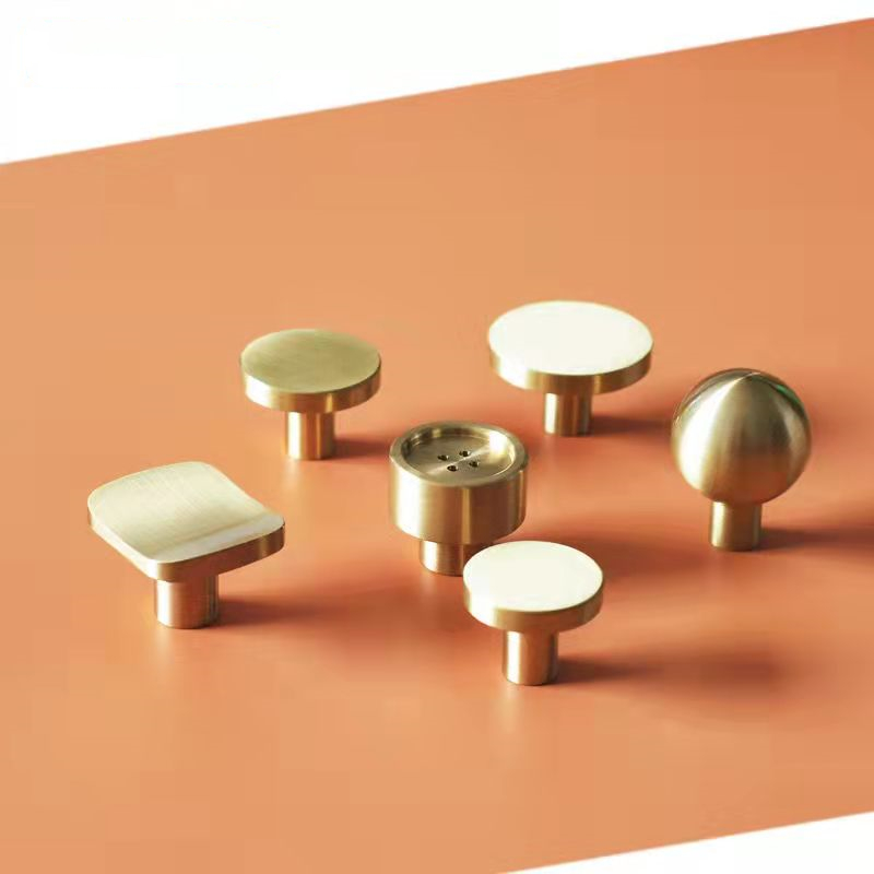 Drawer Pull Gold - 현대 단단한 황동 캐비닛 주방 손잡이는