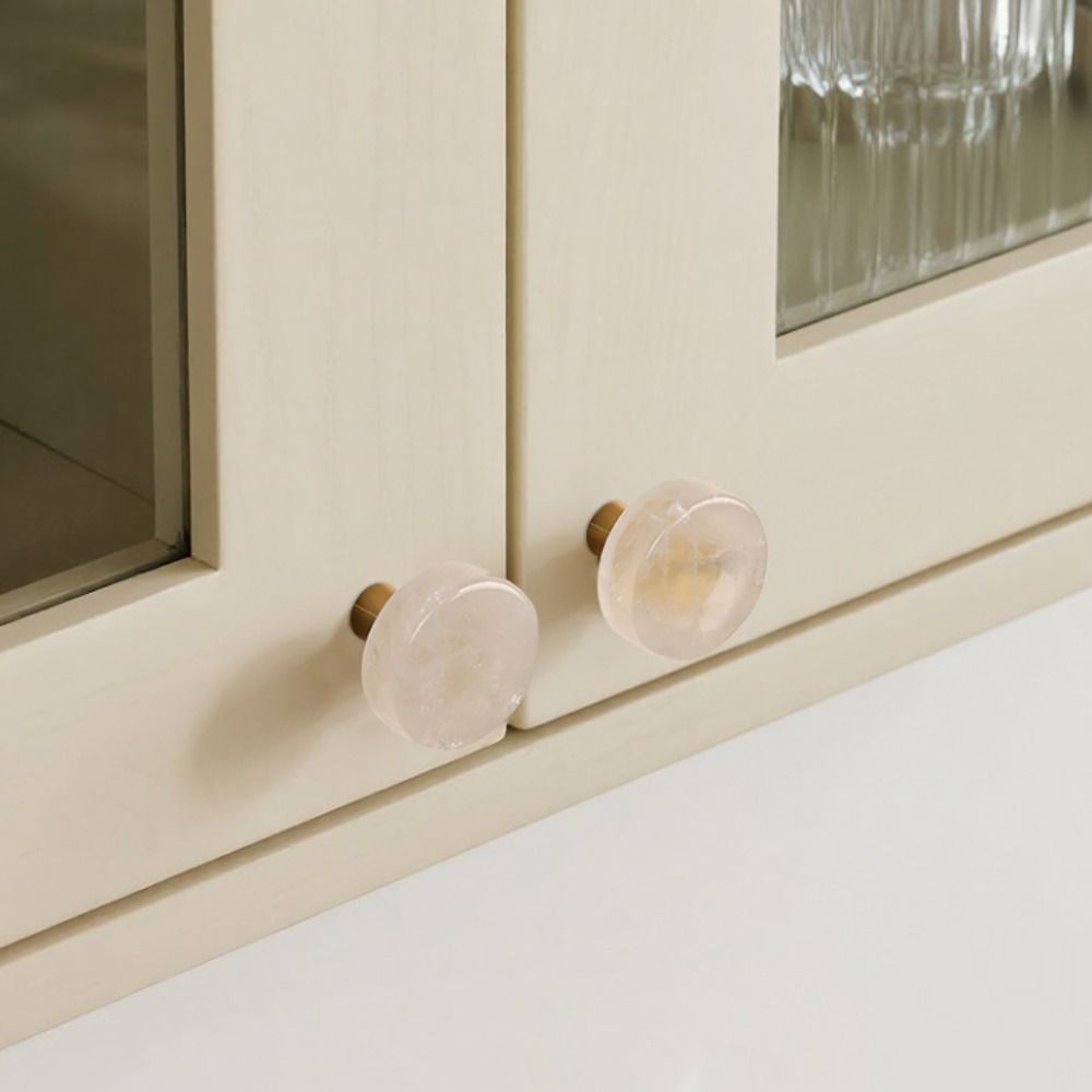 Drawer Pull Gold - 골드 손잡이 원형 황동 손잡이 황동