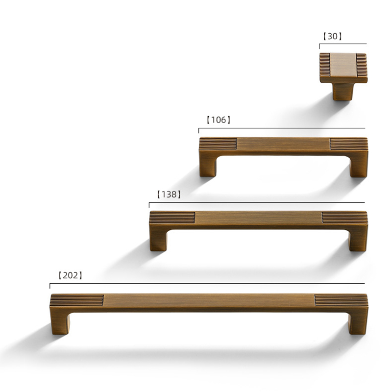 Drawer Pull Gold - YM 모던 중국 가구 손잡이 황동