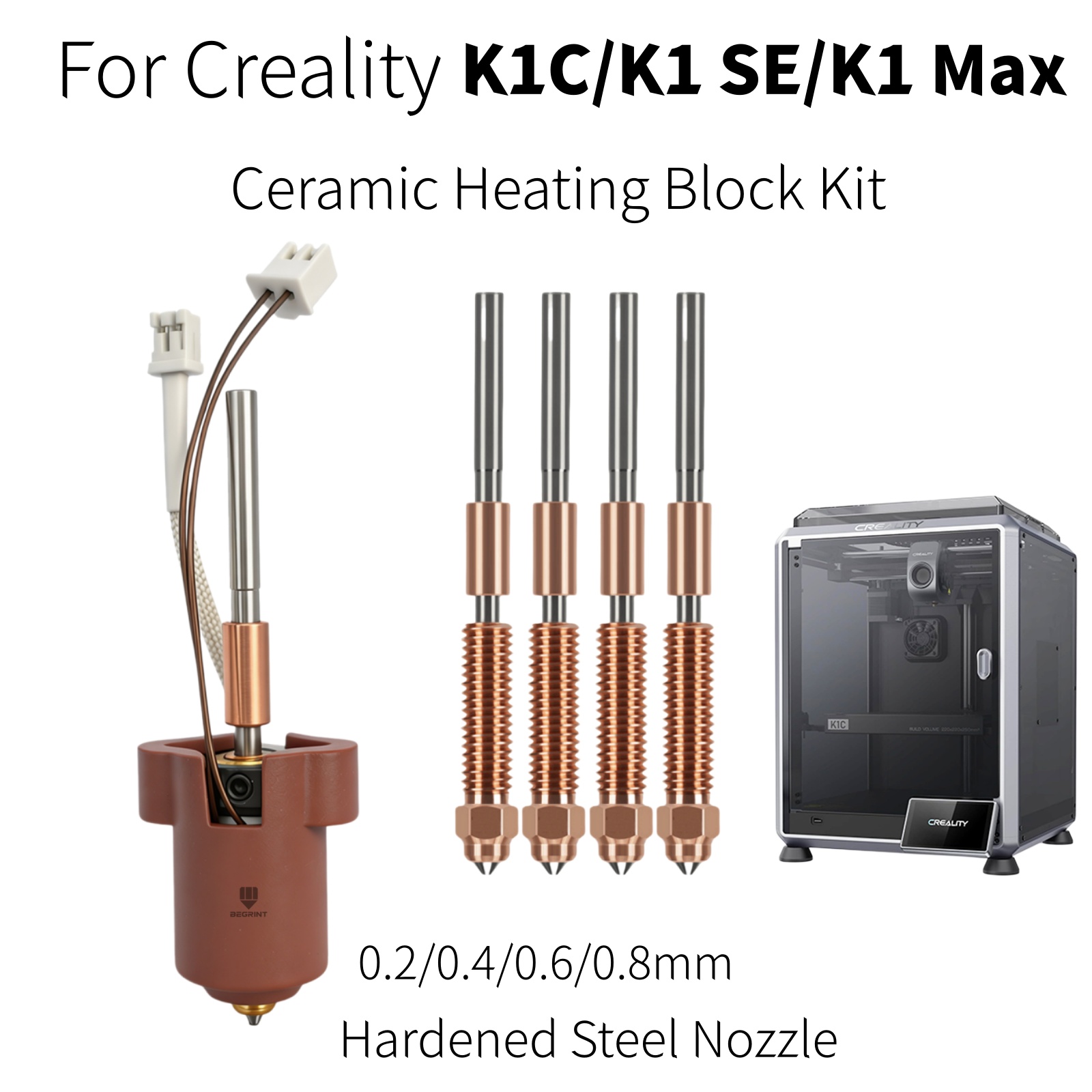Creality Printer K1 - Creality K1C K1 MAX 핫엔드(세라믹 히팅
