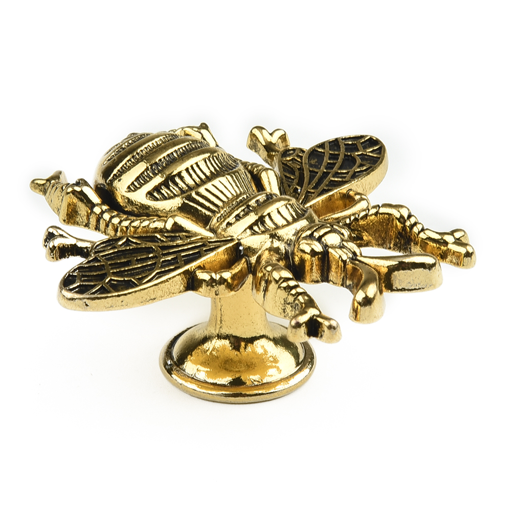 Drawer Pull Gold - 레트로 찬장 서랍 손잡이 꿀벌 모양