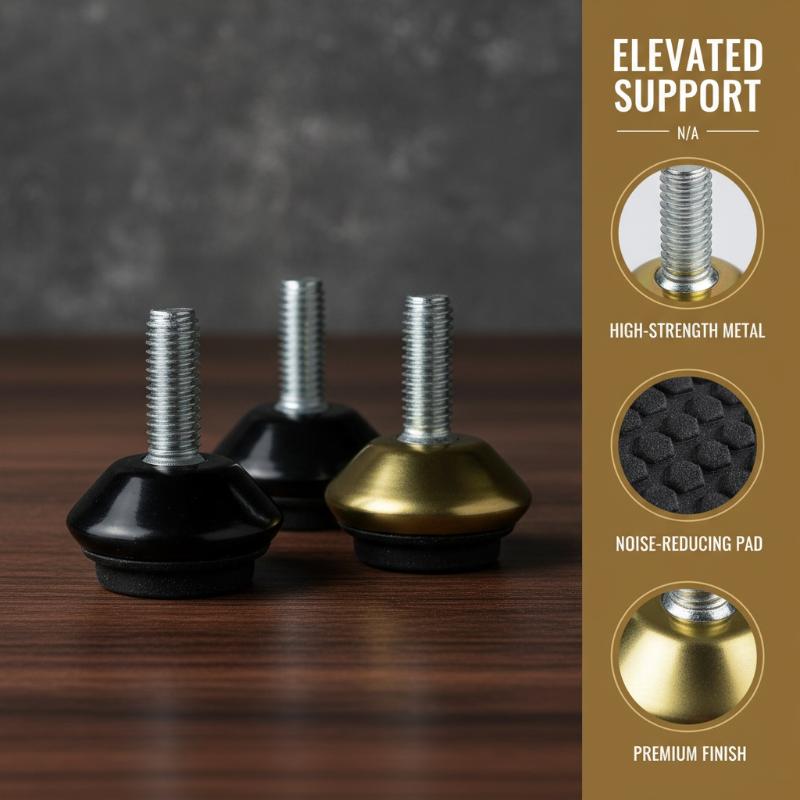 Furniture Screw Type - 4Pcs 조정 가능한 가구 레벨러, M61523MM