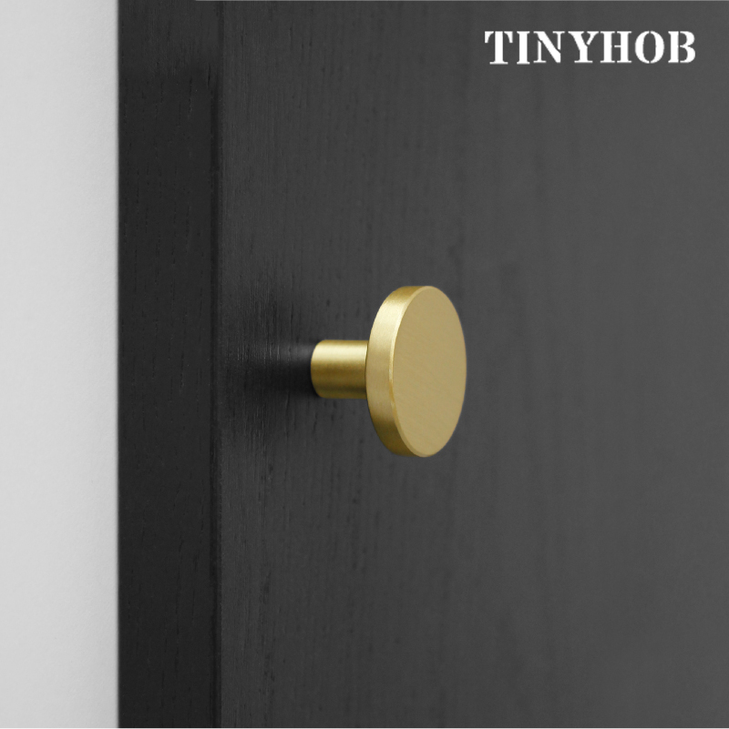 Drawer Pull Gold - 둥근 황동 드레서 손잡이, 서랍 당김