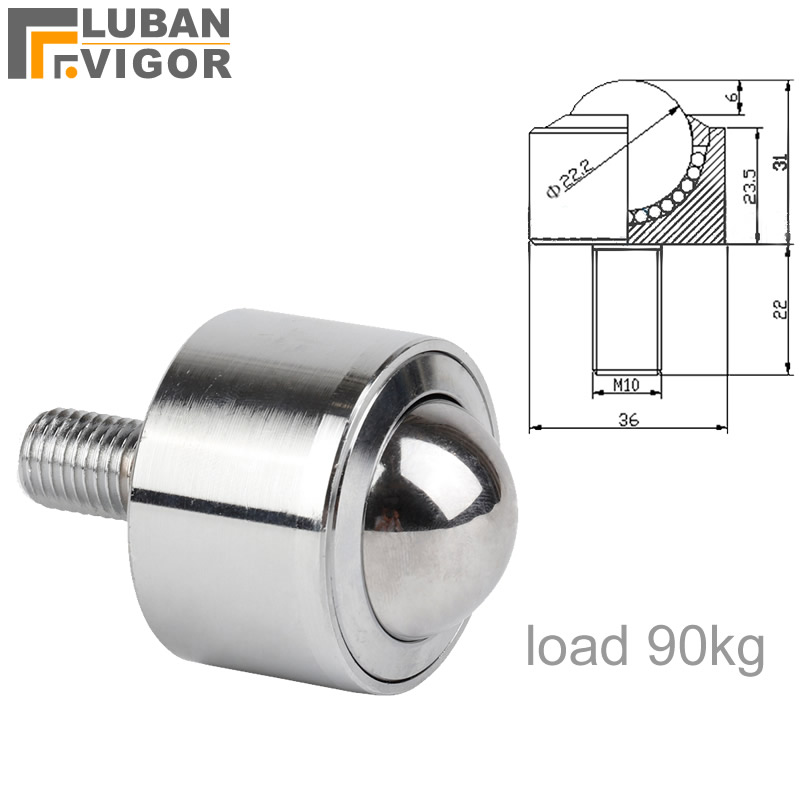 Furniture Screw Type - 베어링 포함 정밀 타입 범용 볼