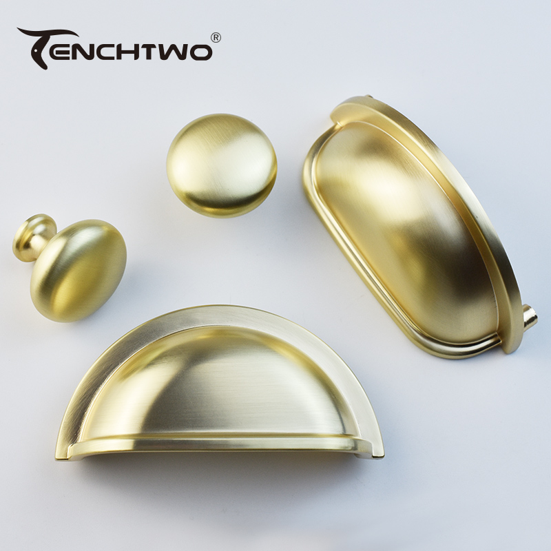 닦았 황동 가구 손잡이 쉘 귀 라운드 단일 구멍 주방  - Drawer Pull Gold 리뷰 및 가격