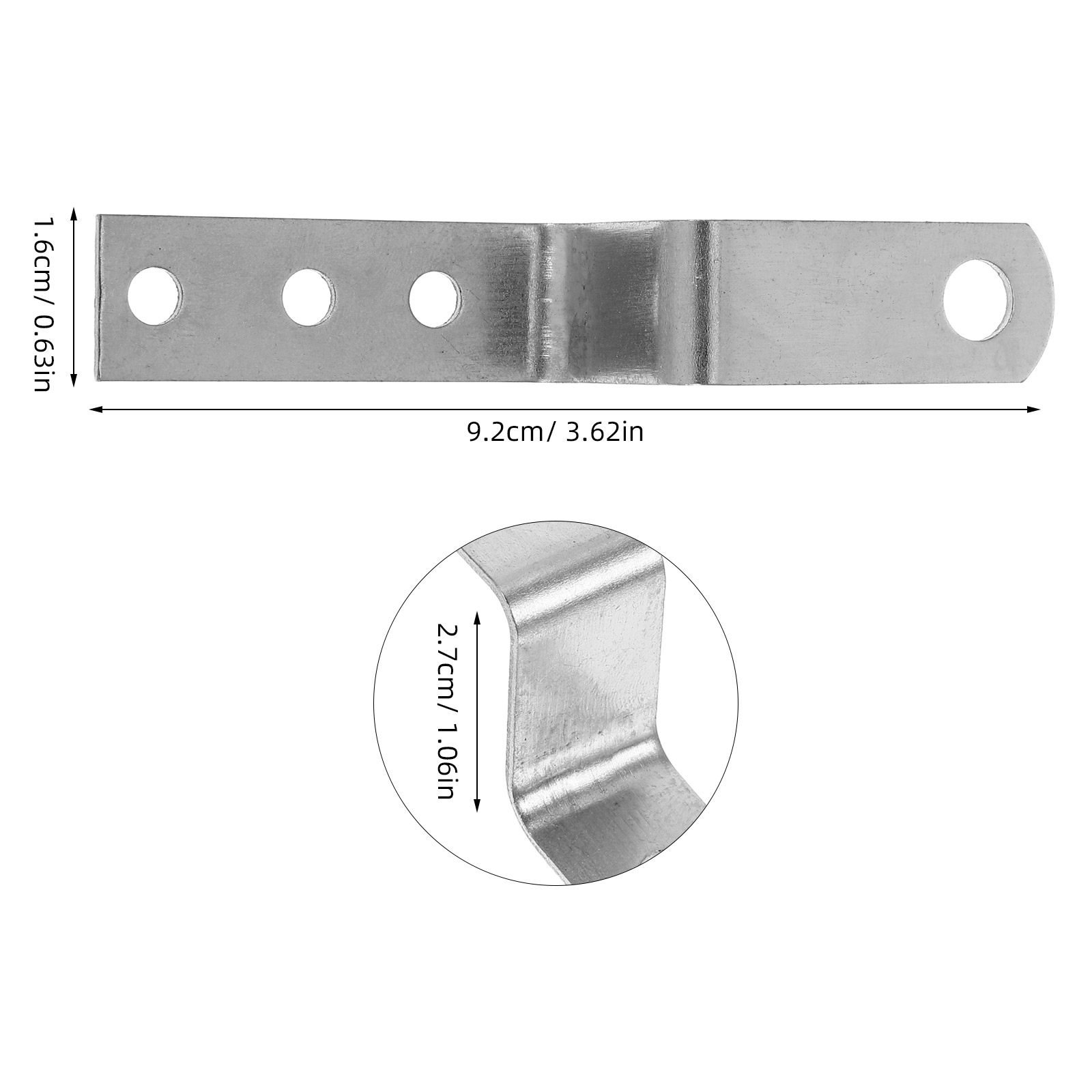 4개입 견고한 서랍 잠금 헤드 금속 Z 브래킷 - 캐비 - Furniture Hardware Photos 리뷰 및 가격