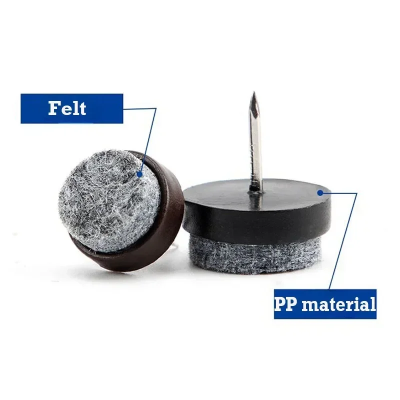 30pcs 14-28mm 플라스틱 펠트 손톱 미끄럼 방 - Furniture Hardware For Bed 리뷰 및 가격