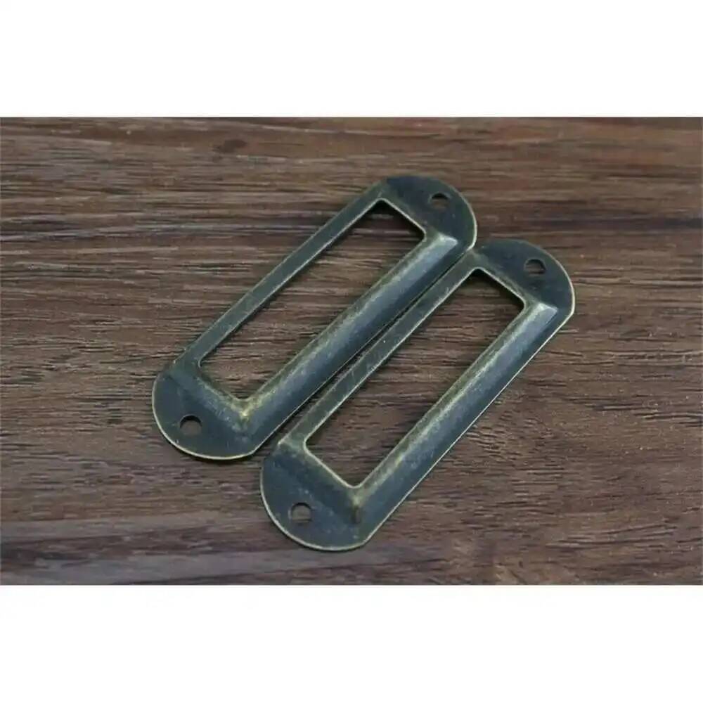 청동 스크랩북 사진 앨범 이름 카드 홀더 골동품 철 라 - Furniture Hardware Photos 리뷰 및 가격