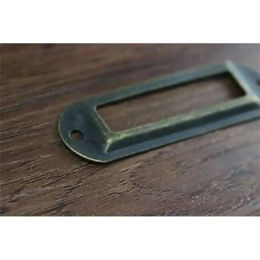 청동 스크랩북 사진 앨범 이름 카드 홀더 골동품 철 라 - Furniture Hardware Photos 리뷰 및 가격