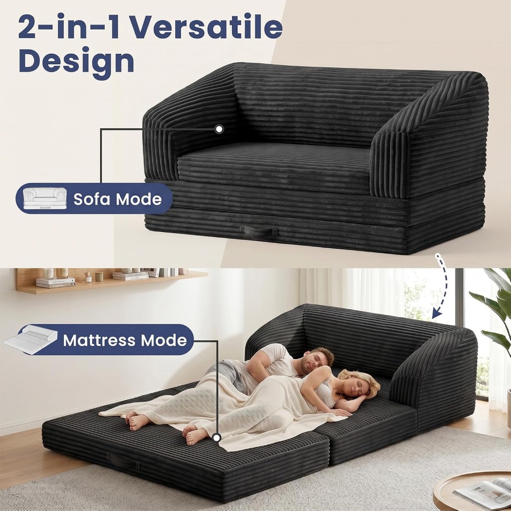 삼단 접이식 소파베드, 두꺼운 등받이 및 손잡이, 거실 - Furniture Hardware For Bed 리뷰 및 가격