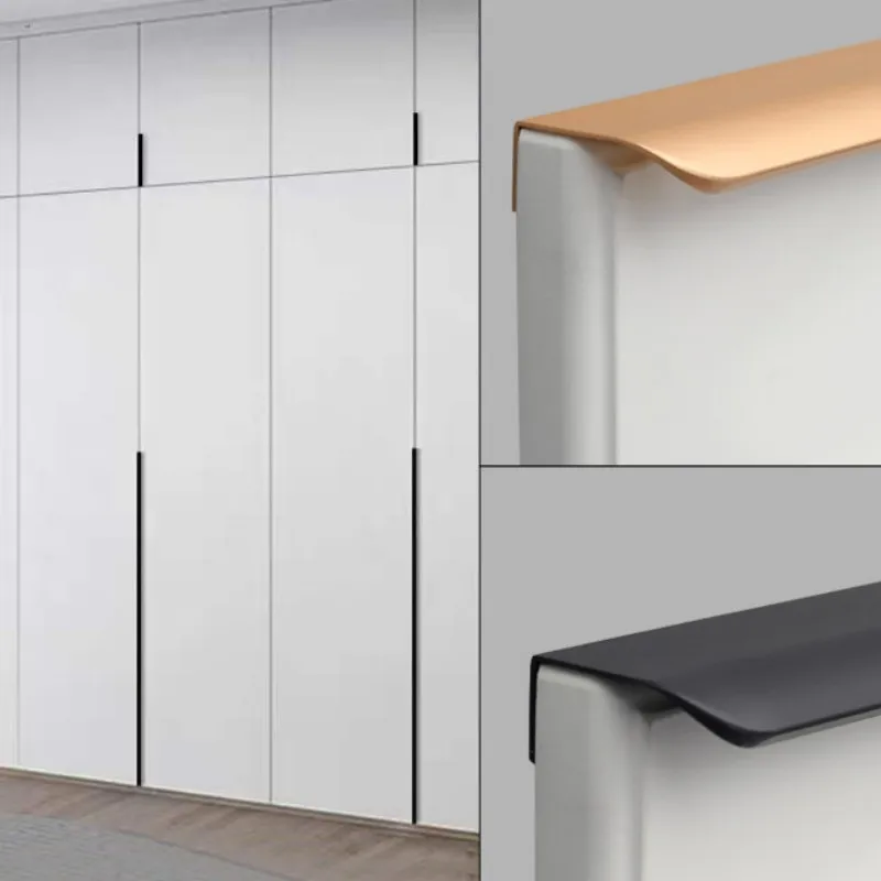 골드 주방 캐비닛 옷장 문 보이지 않는 드레싱 테이블  - Drawer Pull Gold 리뷰 및 가격