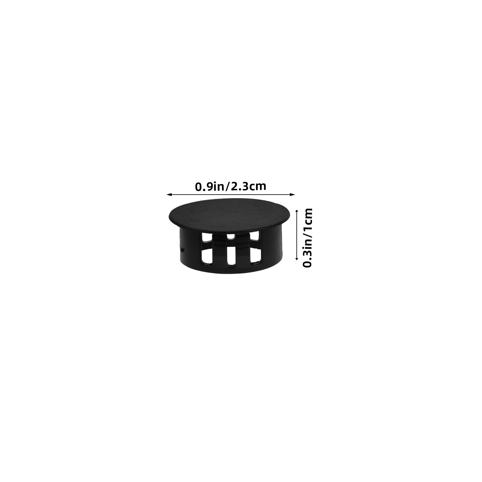 20Pcs 나일론 플라스틱 홀 플러그 블랙 라운드 스냅 - Furniture Screw Type 리뷰 및 가격