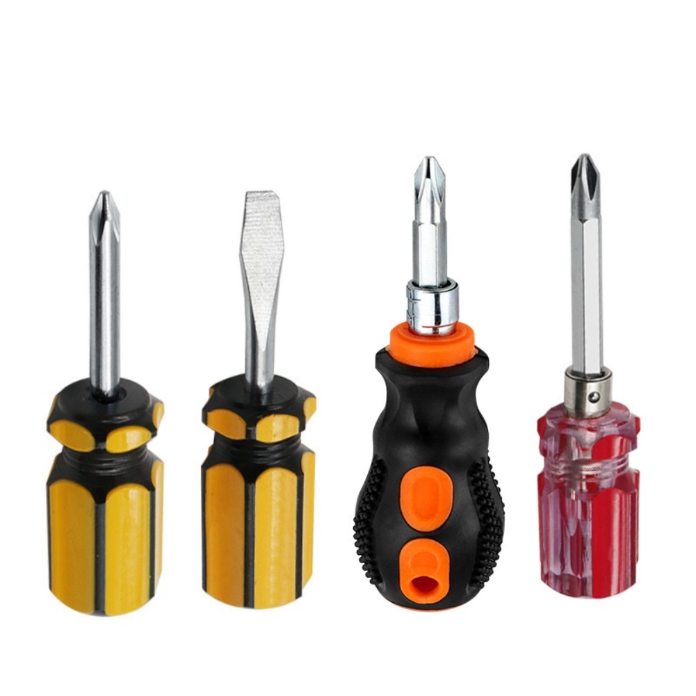 4pcs 스크루드라이버 세트 한정된 공간을 위한 노란색 - Furniture Screw Type 리뷰 및 가격